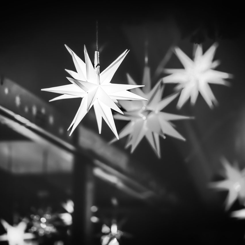 christmas star, christmas decorations, advent, christmas market, christmas time, stars, winter, black-and-white, stars, stars, stars, stars, stars